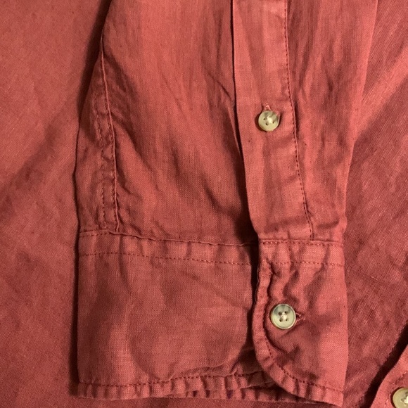 Alvaro A Moreno Linen Blend Button-down Shirt - Picture 6 of 10
